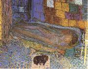 Bonnard, Pierre Female Nude in the Bathtub (mk09) oil painting